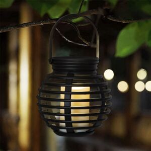 Garden of Eden LED-es szolár lámpa - gyertyafény - felakasztható - melegfehér - 10 x 11 cm