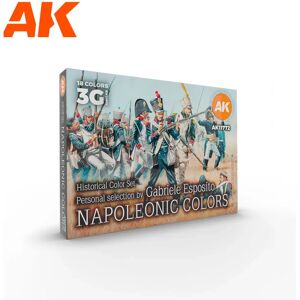 AK INTERACTIVE Historical color set - Napoleonic colors by Gabriele Esposito akrilfesték készlet 18x 17ml