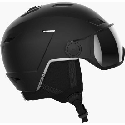 SALOMON PIONEER LT VISOR BLACK SILVER SALOMON PIONEER LT VISOR BLACK SILVER