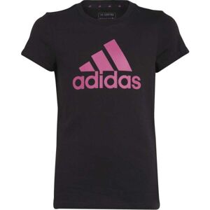 adidas ESS BL T Lány póló, fekete, méret 140  - fekete - Size: 140 - female