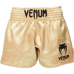 Venum CLASSIC MUAY THAI SHORTS Thai boksz rövidnadrág, arany, méret