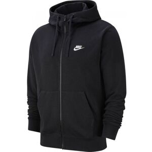 Nike NSW CLUB HOODIE FZ FT M Férfi pulóver, fekete, méret