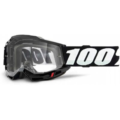 Gyerek motocross szemüveg 100% Accuri 2 Junior, páramentes bevonat, háromrétegű habszivacs, csúszásgátló pánt fekete, átlátszó plexi Gyerek motocross szemüveg 100% Accuri 2 Junior, páramentes bevonat, háromrétegű habszivacs, csúszásgátló pánt fekete, átlátszó plexi