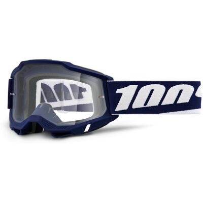 Motocross szemüveg 100% Accuri 2 Mifflin sötétkék, átlátszó plexi Motocross szemüveg 100% Accuri 2 Mifflin sötétkék, átlátszó plexi