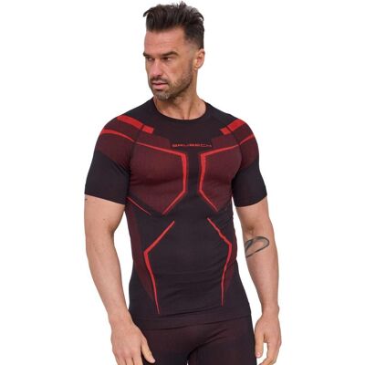 Férfi rövid ujjú felső Brubeck Dry SS1466M, kétrétegű anyag, kiváló hőszabályozás, optimális izzadságelvezetés 002 M Férfi rövid ujjú felső Brubeck Dry SS1466M, kétrétegű anyag, kiváló hőszabályozás, optimális izzadságelvezetés 002 M