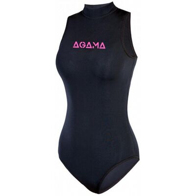 Női neoprén fürdőruha Agama Swimming fekete S/M Női neoprén fürdőruha Agama Swimming fekete S/M