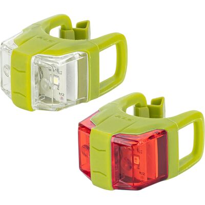 Lámpa készlet Kellys Twins II Lime Zöld Lámpa készlet Kellys Twins II Lime Zöld