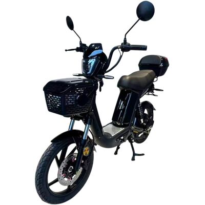 Elektromos robogó W-TEC E-Greta II 12Ah 18", LED-es világítás, távirányító beépített riasztóval, áttekinthető digitális kijelző, 50 km hatótávolság Elektromos robogó W-TEC E-Greta II 12Ah 18", LED-es világítás, távirányító beépített riasztóval, áttekinthető digitális kijelző, 50 km hatótávolság