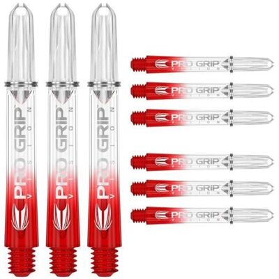 Dart nyíl test Target Pro Grip Vision Red Intermediate 3x3 db Dart nyíl test Target Pro Grip Vision Red Intermediate 3x3 db