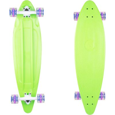 Műanyag longboard WORKER Pike 36" világító kerekekkel zöld Műanyag longboard WORKER Pike 36" világító kerekekkel zöld