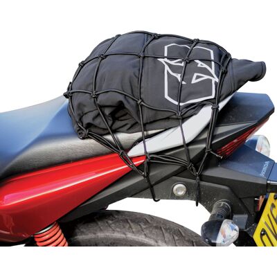 Rugalmas csomagleszorító háló motorkerékpárokhoz Oxford Cargo Net 30x30 cm fekete Rugalmas csomagleszorító háló motorkerékpárokhoz Oxford Cargo Net 30x30 cm fekete