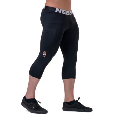 Férfi 3/4 leggings Nebbia Legend of Today 188 fekete XL Férfi 3/4 leggings Nebbia Legend of Today 188 fekete XL