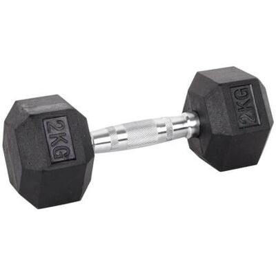 Hatszögletű súlyzó inSPORTline Hexsteel 2 kg, ergonomikusan kialakított csúszásmentes fogantyú, precíz kivitelezés Hatszögletű súlyzó inSPORTline Hexsteel 2 kg, ergonomikusan kialakított csúszásmentes fogantyú, precíz kivitelezés