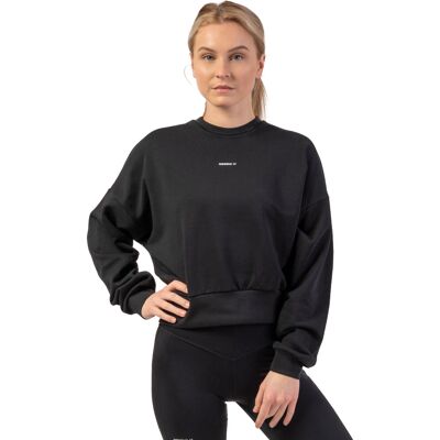 Nebbia laza melegítőfelső "Feeling Good" fekete M/L Nebbia laza melegítőfelső "Feeling Good" fekete M/L
