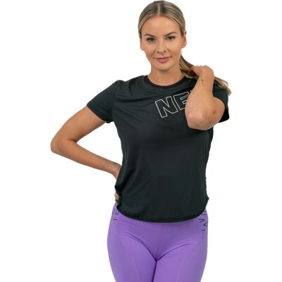 Funkcionális női póló Nebbia FIT Activewear 440 fekete L Funkcionális női póló Nebbia FIT Activewear 440 fekete L