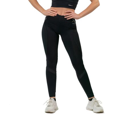 Női leggings magas derékkal Nebbia FIT Activewear 443 fekete S Női leggings magas derékkal Nebbia FIT Activewear 443 fekete S