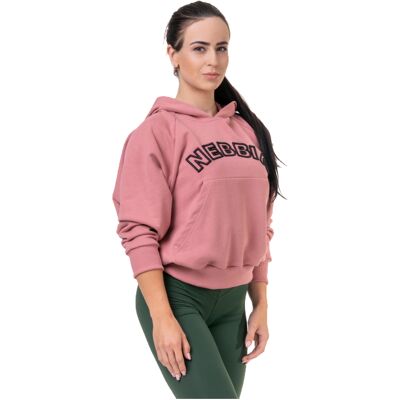 Női melegítőfelső kapucnival Nebbia Iconic Hero 581 Old Rose L Női melegítőfelső kapucnival Nebbia Iconic Hero 581 Old Rose L
