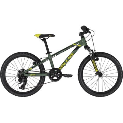 Gyerekkerékpár KELLYS LUMI 50 20" - modell 2022 10" (115-135 cm) zöld Gyerekkerékpár KELLYS LUMI 50 20" - modell 2022 10" (115-135 cm) zöld