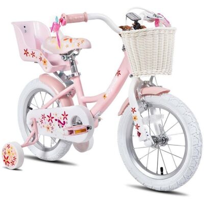 Gyermekkerékpár Joystar Unicorn 14", 92-120 cm, magasságban állítható kormány és nyereg, segédkerekek, kitámasztó, masszív acélváz, 3 éves kortól Gyermekkerékpár Joystar Unicorn 14", 92-120 cm, magasságban állítható kormány és nyereg, segédkerekek, kitámasztó, masszív acélváz, 3 éves kortól