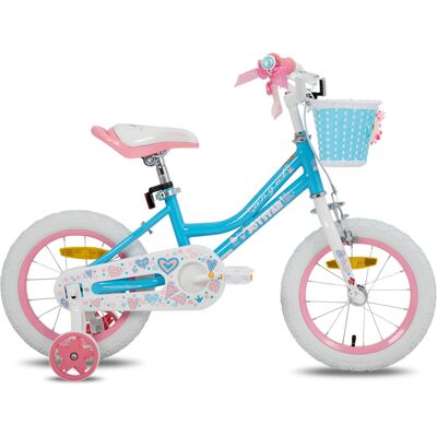 Gyermekkerékpár kosárral és segédkerekekkel Joystar Angel 14", 91-119 cm, stílusos kosár, strapabíró váz, hátsó kontrafék, leszerelhető segédkerekek Gyermekkerékpár kosárral és segédkerekekkel Joystar Angel 14", 91-119 cm, stílusos kosár, strapabíró váz, hátsó kontrafék, leszerelhető segédkerekek