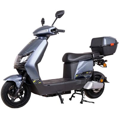 Elektromos robogó W-TEC Raike II 10", fényvisszaverő elemek, LED-világítás, LED kijelző, 65 km hatótávolság, 25 km/h-s végsebesség szürke-fekete Elektromos robogó W-TEC Raike II 10", fényvisszaverő elemek, LED-világítás, LED kijelző, 65 km hatótávolság, 25 km/h-s végsebesség szürke-fekete