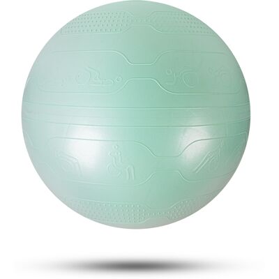 Gimnasztikai labda inSPORTline Stretch Ball 55 cm, masszázs nyúlványok, csúszásmentes, kézi pumpa, tartós PVC anyag menta Gimnasztikai labda inSPORTline Stretch Ball 55 cm, masszázs nyúlványok, csúszásmentes, kézi pumpa, tartós PVC anyag menta