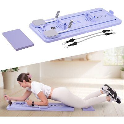 Pilates reformer inSPORTline Trancer Basic, csúszásmentes, összecsukható kialakítás, kivehető kijelző, állvány telefon számára lila Pilates reformer inSPORTline Trancer Basic, csúszásmentes, összecsukható kialakítás, kivehető kijelző, állvány telefon számára lila