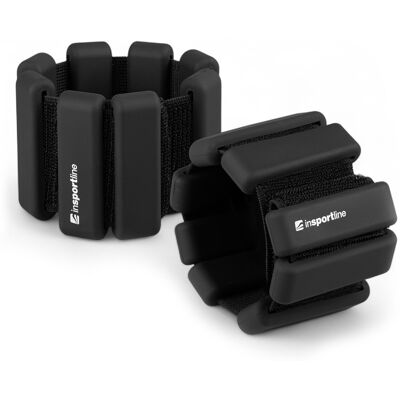 Fitness boka- és csuklósúlyok inSPORTline Brace 2x1,5 kg, hatékony edzéssegédeszköz, univerzális méret, rugalmas pánt, tépőzáras rögzítés fekete Fitness boka- és csuklósúlyok inSPORTline Brace 2x1,5 kg, hatékony edzéssegédeszköz, univerzális méret, rugalmas pánt, tépőzáras rögzítés fekete