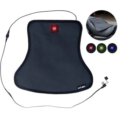 Fűthető ülésvédő W-TEC HEATsaddle, egyenletes hőeloszlás, csúszásmentes felületkezelés, rugalmas pántok, 3 fűtési szint Fűthető ülésvédő W-TEC HEATsaddle, egyenletes hőeloszlás, csúszásmentes felületkezelés, rugalmas pántok, 3 fűtési szint
