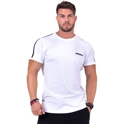 Férfi póló Nebbia 90' Hero 143 fehér XXL Férfi póló Nebbia 90' Hero 143 fehér XXL
