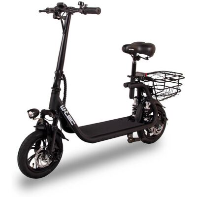 Elektromos roller W-TEC Billar III 500W 12", összecsukható kialakítás, 30 km-es hatótávolság, jóváhagyással rendelkező hátsó világítás fekete Elektromos roller W-TEC Billar III 500W 12", összecsukható kialakítás, 30 km-es hatótávolság, jóváhagyással rendelkező hátsó világítás fekete