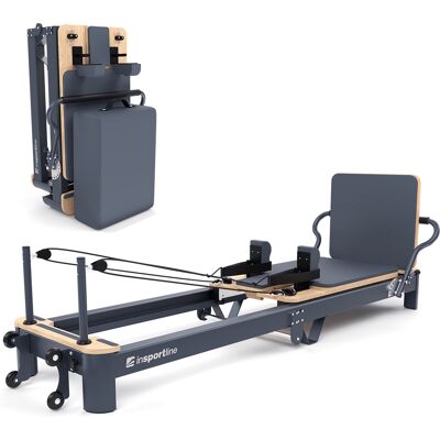 Pilates reformer inSPORTline Comfolder, pilates box tartozék, praktikus, összecsukható, porszórt, karcálló, rugós ellenállás, ALU váz, súly 68kg Pilates reformer inSPORTline Comfolder, pilates box tartozék, praktikus, összecsukható, porszórt, karcálló, rugós ellenállás, ALU váz, súly 68kg