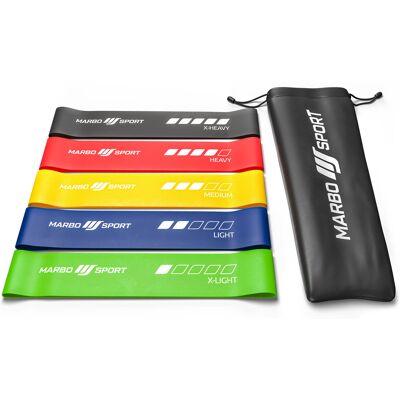 Marbo Sport Ellenállóképességi szalag készlet - Többszínű 600x50mm Marbo Sport Ellenállóképességi szalag készlet - Többszínű 600x50mm