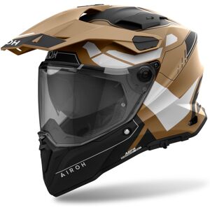 Motoros sisak matt homokszínű Airoh Commander 2 Reveal, szellőzőrendszer, karcolásgátló bevonat, hipoallergén belső rész M(57-58) Motoros sisak matt homokszínű Airoh Commander 2 Reveal, szellőzőrendszer, karcolásgátló bevonat, hipoallergén belső rész M(57-58)