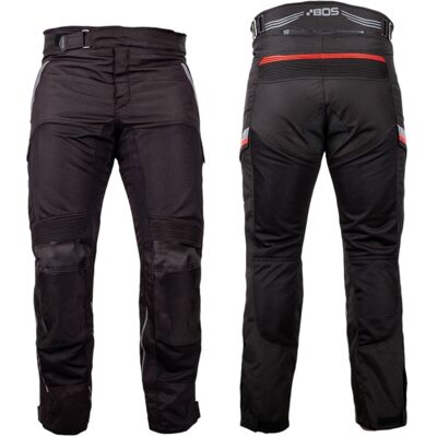 Motoros nadrág BOS Soul fekete 3XL Motoros nadrág BOS Soul fekete 3XL