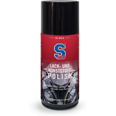 Fényezés- és műanyagápoló polírozó S100 Lack und Kunststoff Polish 220 ml, gazdaságos, oldószermentes, víztaszító Fényezés- és műanyagápoló polírozó S100 Lack und Kunststoff Polish 220 ml, gazdaságos, oldószermentes, víztaszító