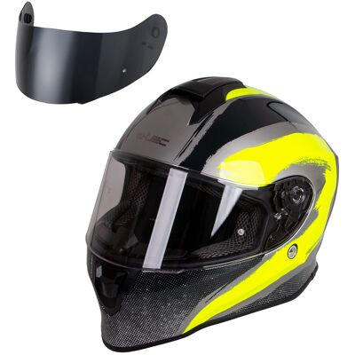 Motoros bukósisak W-TEC Integra Graphic fekete-zöld XL(61-62) Motoros bukósisak W-TEC Integra Graphic fekete-zöld XL(61-62)