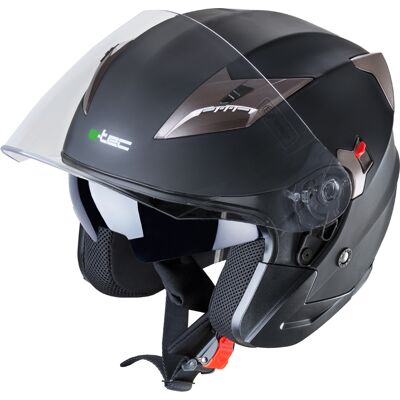 Motoros bukósisak W-TEC Putta matt fekete-bronz S (55-56) Motoros bukósisak W-TEC Putta matt fekete-bronz S (55-56)