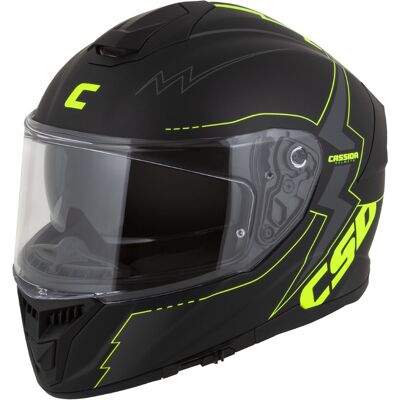 Motoros bukósisak Cassida Integral GT 2.1 Flash matt fekete / sárga fluoreszkáló / sötétszürke XXL(63-64) Motoros bukósisak Cassida Integral GT 2.1 Flash matt fekete / sárga fluoreszkáló / sötétszürke XXL(63-64)