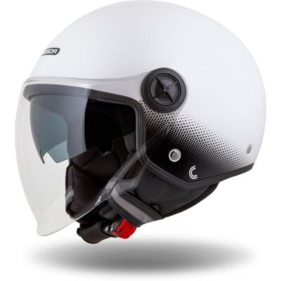 Motoros bukósisak Cassida Handy Plus fehér/fekete XL (60) Motoros bukósisak Cassida Handy Plus fehér/fekete XL (60)