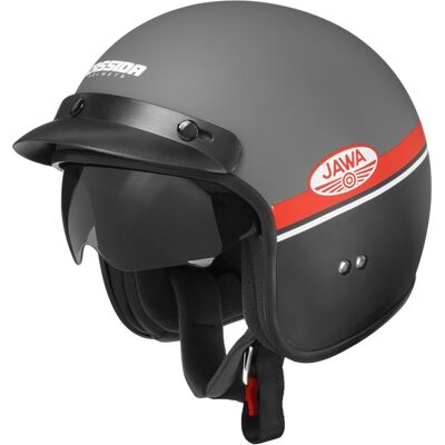 Motoros sisak Cassida Oxygen Jawa OHC matt szürke/piros/fekete/fehér XS (53-54) Motoros sisak Cassida Oxygen Jawa OHC matt szürke/piros/fekete/fehér XS (53-54)