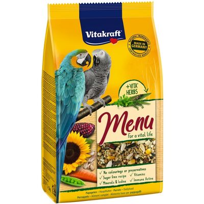 Vitakraft Menü jákónak és arának 1 kg Vitakraft Menü jákónak és arának 1 kg