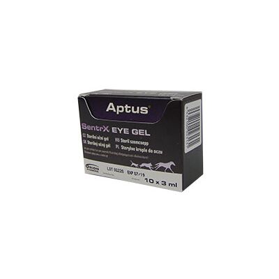 Aptus SentrX Eye Gel - Szemcsepp kutyáknak, macskáknak és lovaknak - 10x3ml Aptus SentrX Eye Gel - Szemcsepp kutyáknak, macskáknak és lovaknak - 10x3ml
