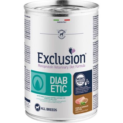 Exclusion Kutyaeledel - Diabetikus, 400g Exclusion Kutyaeledel - Diabetikus, 400g