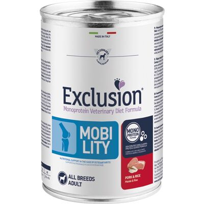 Exclusion Kutya Mobilitás Sertéshús & Rizs - 400g Exclusion Kutya Mobilitás Sertéshús & Rizs - 400g