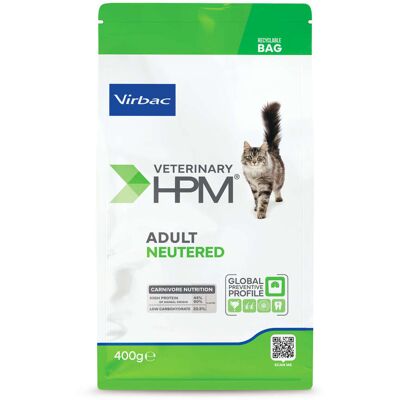 Virbac HPM Adult Neutered Cat száraztáp macskáknak 400 g Virbac HPM Adult Neutered Cat száraztáp macskáknak 400 g