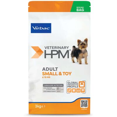 Virbac HPM Adult Small & Toy Dog Dental száraztáp kutyáknak 3 kg Virbac HPM Adult Small & Toy Dog Dental száraztáp kutyáknak 3 kg