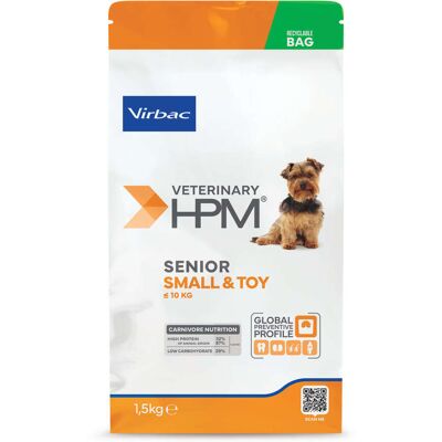 Virbac HPM Senior Small & Toy Dog Dental száraztáp kutyáknak 1,5 kg Virbac HPM Senior Small & Toy Dog Dental száraztáp kutyáknak 1,5 kg