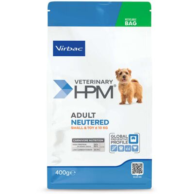 Virbac HPM Adult Neutered Dog Small & Toy Dental száraztáp kutyáknak 400 g Virbac HPM Adult Neutered Dog Small & Toy Dental száraztáp kutyáknak 400 g