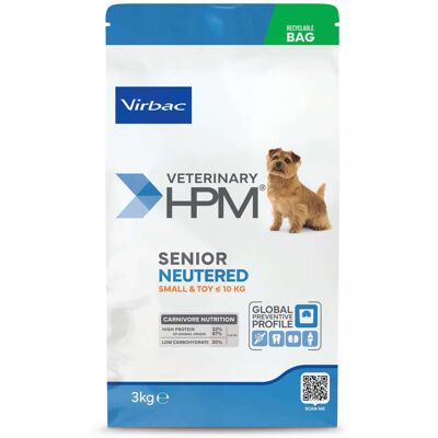 Virbac HPM Senior Neutered Dog Small & Toy Dental száraztáp kutyáknak 3 kg Virbac HPM Senior Neutered Dog Small & Toy Dental száraztáp kutyáknak 3 kg